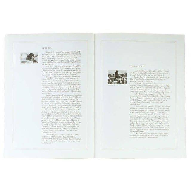 Religious Limited Edition Edna Hibel "David Suite 1978" Portfolio of 6 Lithographs For Sale - Image 3 of 15