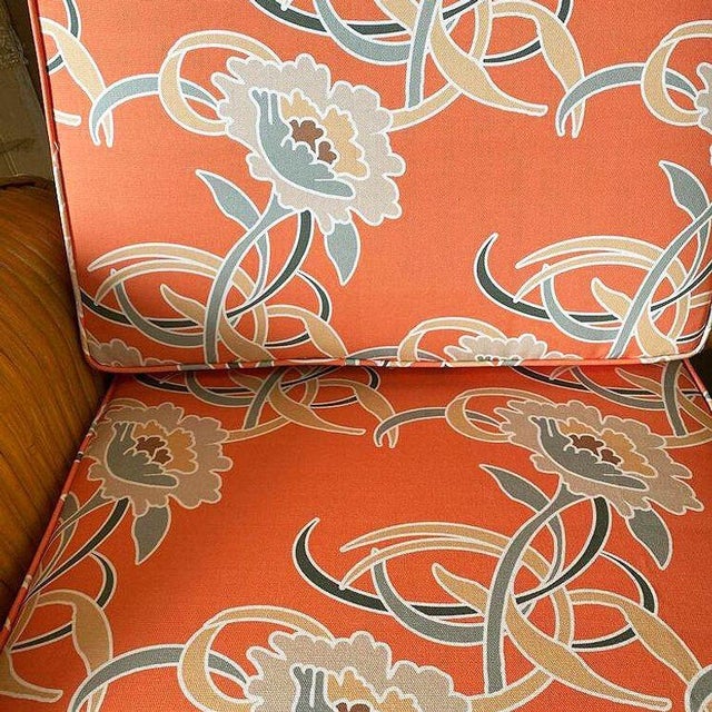 Restored Rattan "Golden Girls" Sofa & Lounge Chairs Livingroom Set For Sale - Image 9 of 14