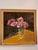 Original signed oil on canvas by Palm Beach County artist Francis “Duke” Downs (c. 1915–2009), depicting a dramatic floral...