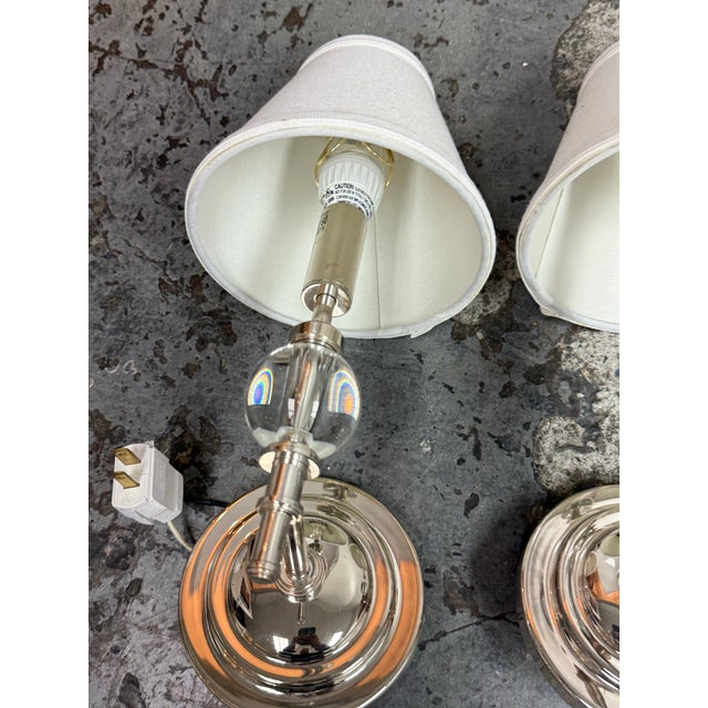 Restoration Hardware Wilshire Single Sconces, Pair For Sale - Image 12 of 12