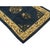 Chinese 1920s Navy Floral Birds Medallion Antique Chinese Peking Knotted Wool Carpet Rug For Sale - Image 3 of 6