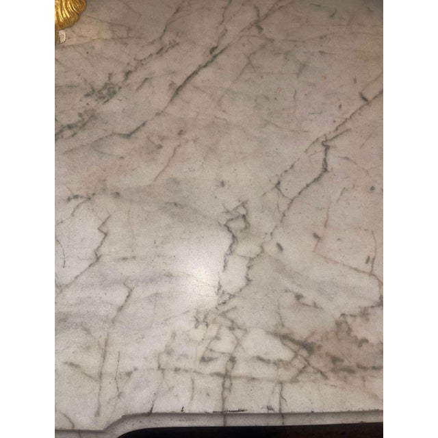 Wood Late 18th Century French Marquetry Commode With Marble Top Signed André-Louis Gilbert For Sale - Image 7 of 10