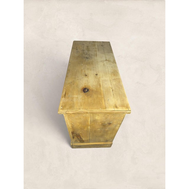 Antique Victorian Pine Two Over Two Chest of Drawers With Plinth Base For Sale - Image 15 of 16