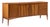 Unagusta Mid Century Walnut Curved Lowboy Dresser For Sale