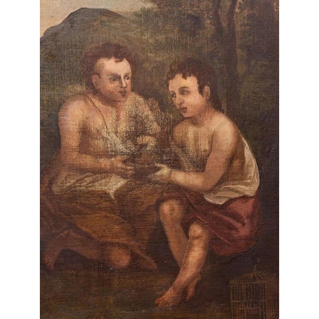 Brown European School, Rural Scenery, 19th Century, Oil Painting For Sale - Image 8 of 11