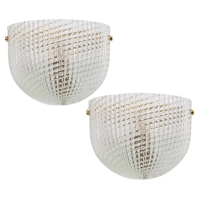 Large Murano Glass Wall Sconce in style of Barovier & Toso, Italy, 1970s For Sale - Image 13 of 13