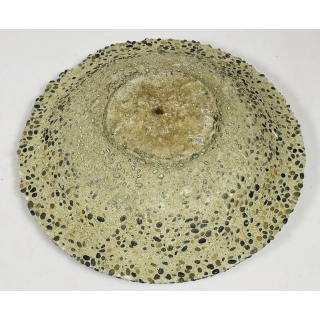 Vintage Pebble Stone & Concrete Planters, a Pair For Sale - Image 10 of 13