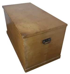 Large Victorian Polished Pine Blanket Box