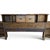 Wood Vintage l.a. Period Furniture Headboard With Integrated Nightstands For Sale - Image 7 of 18