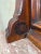Antique Victorian Pier Hall Mirror Walnut Grand Size Mirror With Marble Top Bench For Sale - Image 9 of 10
