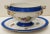 Circa 1800 French Old Paris Celeste Bleu Porcelain Sucrier De Monsieur Le Premier For Sale - Image 4 of 7