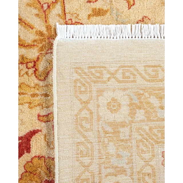 2000 - 2009 Mogul, One-of-a-Kind Hand-Knotted Area Rug - Ivory, 9' 3" x 12' 1" For Sale - Image 5 of 8