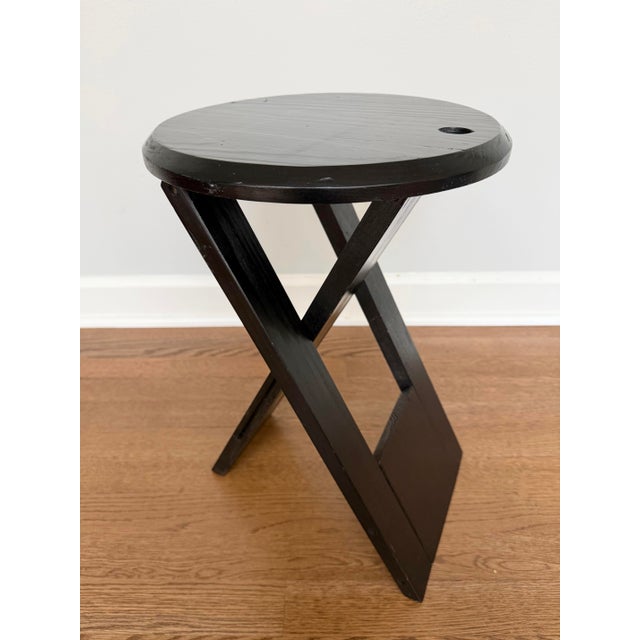 Attributed Adrian Reed “Suzy” Folding Stool for Princes Design Works, 1980s For Sale In Washington DC - Image 6 of 7
