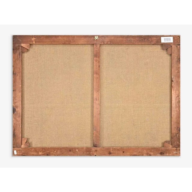 After Camillo De Vito, View of the Gulf of Naples from Capodimonte, Oil on Canvas, 19th Century For Sale - Image 3 of 4