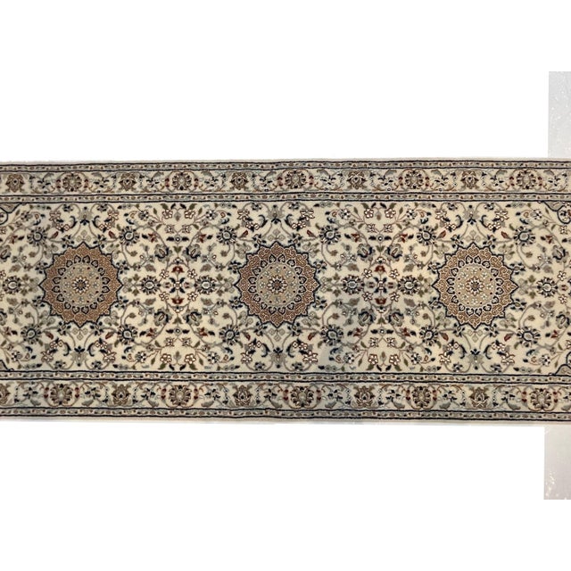 Wool pile genuine handmade Indo Persian Nain -