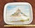 1980s 1980s Collectible Metal Serving Tray / French Advertising Tin La Biscuiterie De La Baie Du Mont Saint Michel For Sale - Image 5 of 16