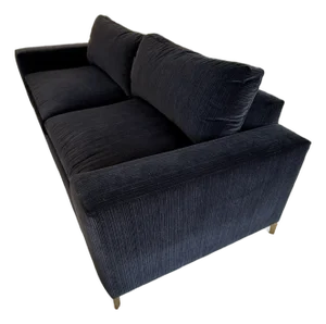 Navy Velvet Century Sofa