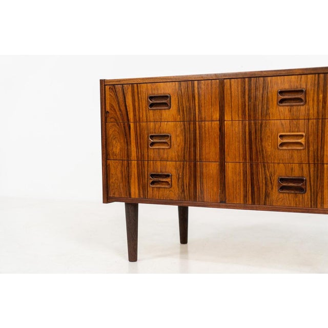 Rosewood Chest of Drawers by Niels J. Thorsø For Sale - Image 9 of 11