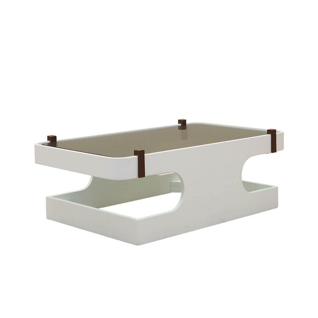 Italian Glass Coffee Table, 1970s For Sale - Image 18 of 18