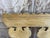 Rustic Hand-Carved Oak Benches, Pair, Folk Art / Spanish Colonial Style For Sale - Image 12 of 17
