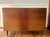 Wood Mid Century Cherry Drop Leaf Dining Table For Sale - Image 7 of 8