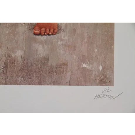 Artist: Vic Herman, American (1919 - 1999) Title: A Belly Full Means A Happy Heart Year: 1979 Medium: Lithograph, signed...