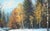 Late 20th Century Snowy Creek in Hope Valley - Landscape in Oil on Masonite by Dean Packer For Sale - Image 5 of 9
