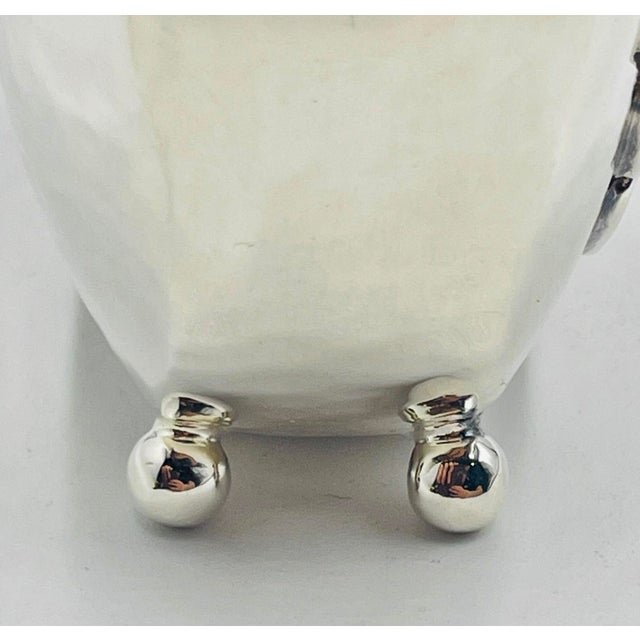 Vintage Silver & Malachite Vase by Emilia Castillo, Mexican Modernism For Sale - Image 16 of 17