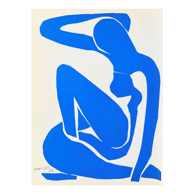 Henri Matisse, Femme Bleue, 1958, Lithograph For Sale