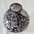 Murano Vintage Murano Style Dark Purple White Confetti Speckled Hand Blown Art Glass Vase For Sale - Image 4 of 6