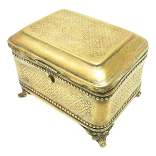 Polish Gilloched Sugar Bowl from Schiffers, 1890s For Sale