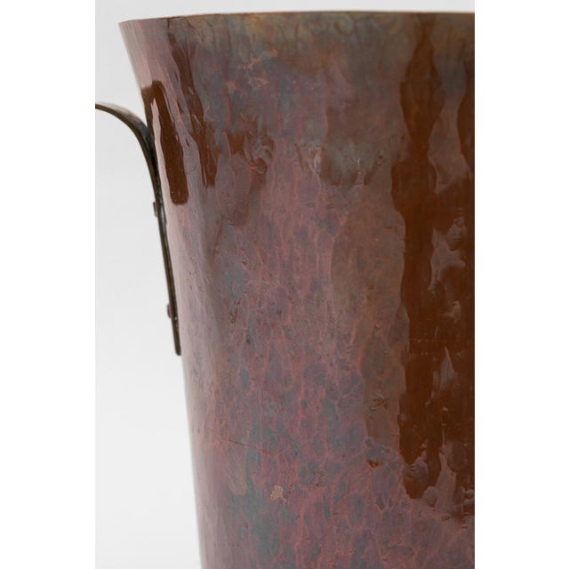 Champagne Bucket in Hammered Copper, Germany, 1950s For Sale - Image 6 of 12