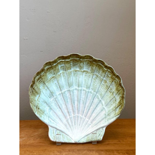Capturing the timeless elegance of French seaside living, this vintage ceramic dish is artfully modeled in the sculptural...