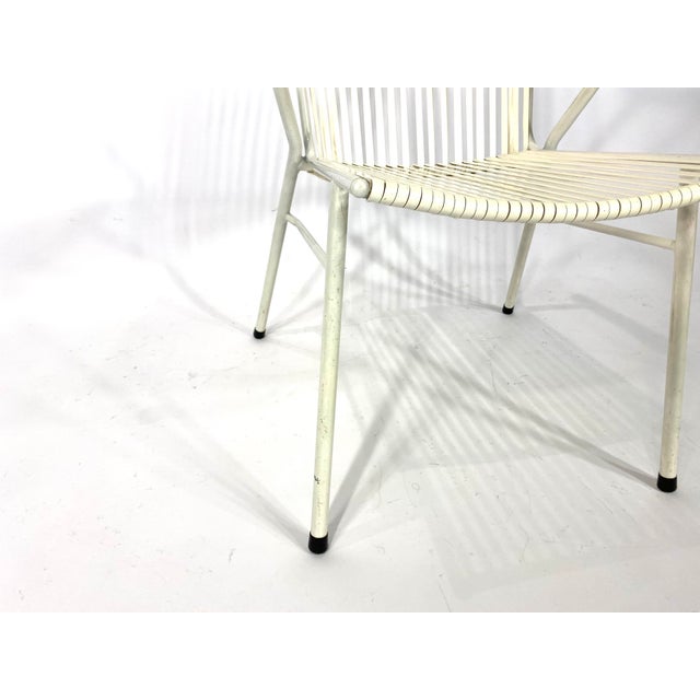 Metal Vintage Spaghetti Garden Stool, 1960s For Sale - Image 7 of 18