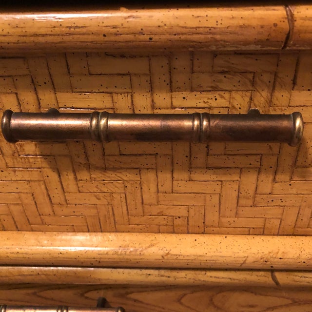 MidCentury Lea Faux Bamboo & Rattan Dresser Chairish