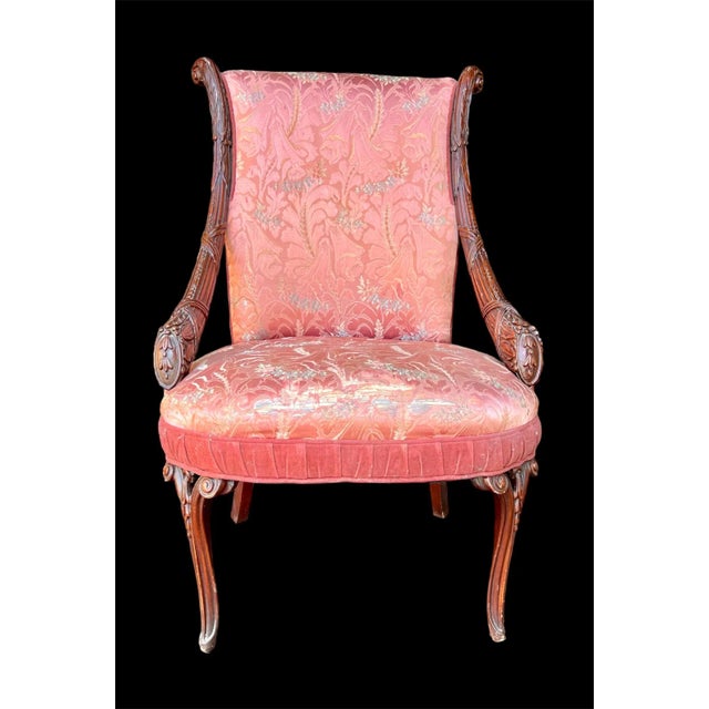 1920s 1920s Antique Hollywood Regency Armchair For Sale - Image 5 of 12