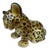 Mid-Century Italian Ceramic Leopard Cub, 1960s For Sale