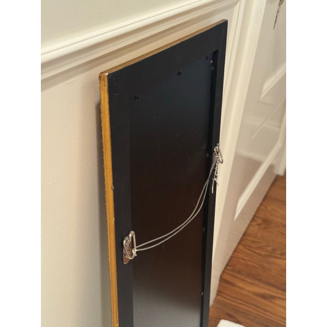 Gold Vintage Pottery Barn Gold Framed Rectangular Mirror For Sale - Image 8 of 12