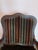 2000 - 2009 Custom French Louis XV–Style Bergère Armchair — Hand-Carved Walnut Frame & Bentley Churchill Woven Fabric For Sale - Image 5 of 9