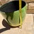 Mid-Century Modern 1970s Mid Century Modern Fun Green & Yellow Glazed Pottery Planter 14”x13” MCM For Sale - Image 3 of 8