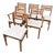 Mid Century Modern Wooden Dining Chairs - Set of 6 For Sale