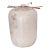 Vintage Studio Art, by David Smyth, Signed - Raku Fired White Ceramic Vessel With Lid and Natural Wood Twig Accents – 9.5” For Sale