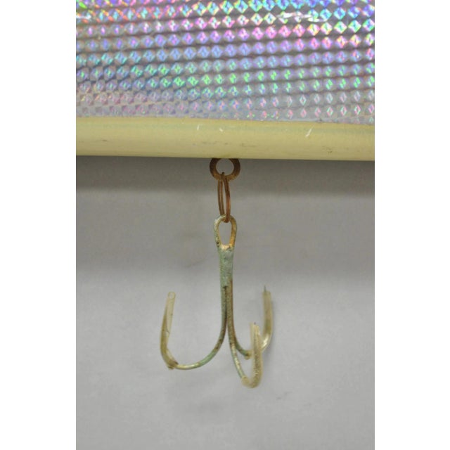 Wood Vintage Wooden Giant Rapala 28” Fishing Lure Hanging Display W / Rainbow Decal For Sale - Image 7 of 18