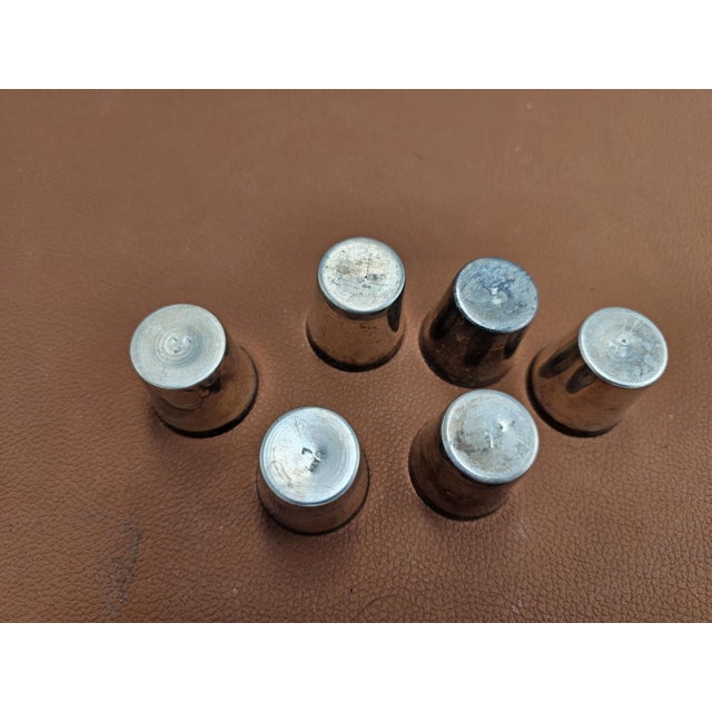 Jewish Plated Glasses, 1890s, Set of 6 For Sale - Image 4 of 6