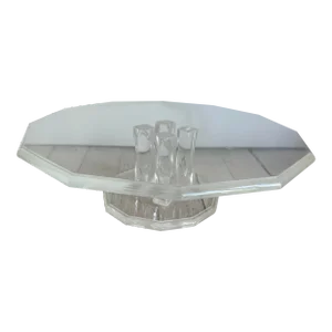 Mid Century Lucite Cake Stand