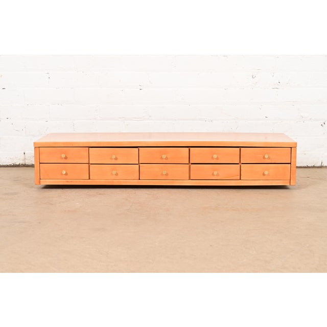 Mid-Century Modern Paul McCobb Planner Group Solid Birch Ten-Drawer Jewelry Chest, Newly Refinished For Sale - Image 3 of 11