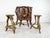 Vintage Vinewood Branch Bar Set, 1950s, Set of 3 For Sale - Image 4 of 11