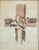 Mid-Century Modern Vintage 1965 Abstract Casein Collage Signed by Sheer For Sale - Image 3 of 11