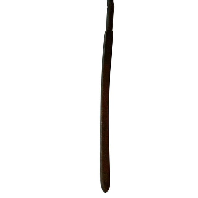 Metal Iron Fire Tools, 18th-Century, Set of 2 For Sale - Image 7 of 8
