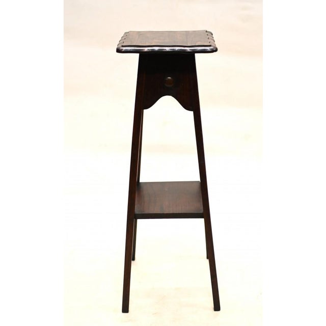 Elegant Arts and Crafts side table or pedestal stand Clean and minimal design, perfect embodiment of function and form....